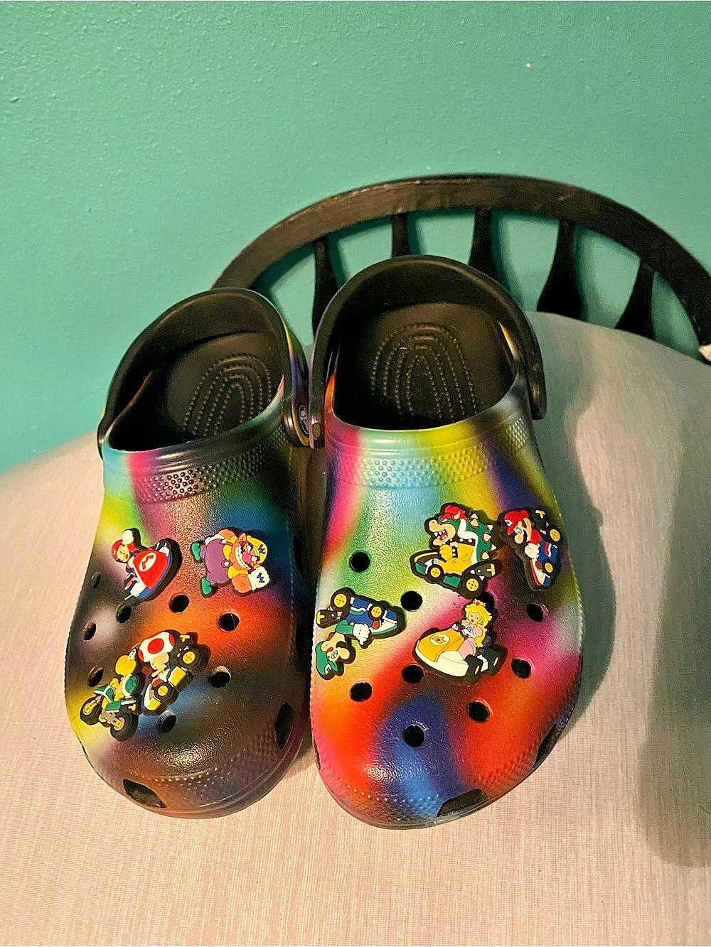 Crocs Super Mario Core Classic Clog Multicolor Charm Clogs